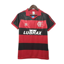 Camisa do Flamengo I 1990/91 - Torcedor Masculino - Vermelho e Preto
