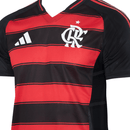 Camisa do Flamengo I 25/26 - Versão Jogador Masculina - Preto e Vermelho