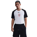 Camisa Timão I 25/26 - Torcedor Masculino - Branca e preta