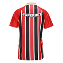 Camiseta São Paulo Feminina II 25/26 - Vermelho, Branco e Preto