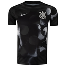 Camisa Timão Pré-Jogo 25/26 - Torcedor Masculino - Preta