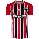 Camisa São Paulo II 25/26 - Torcedor Masculino - Vermelho, Branco e Preto